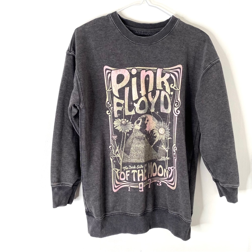 Pink Floyd M/L Crew Neck Sweatshirt The Dark Side of The Moon 1973 Official